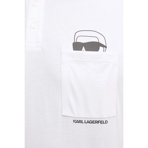 Karl Lagerfeld Памучна тениска с яка (561225.745127)