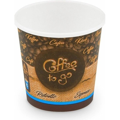 Papierový pohár Coffee to go 110 ml, XS Ø 62 mm 76611