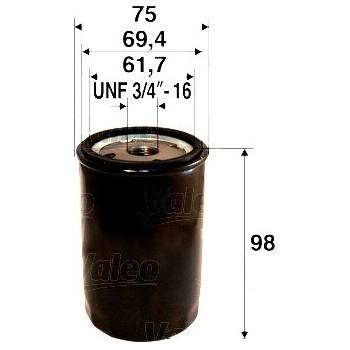 Valeo 586067 Olejový filter