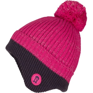 Trollkids Детска зимна шапка (beanie) Trollkids Kid's Flekkefjord Reflective Cap Beanie - Dark Pink - размер 52-56 cm (904-4571-0212)