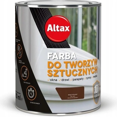 Barva na plasty PVC 0,75 l hnědá Altax