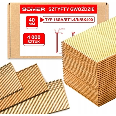 Klincové kolíky (16ga) 4000 ks 40 mm