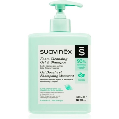 Suavinex Pěnový gel šampon Modrá 500 ml