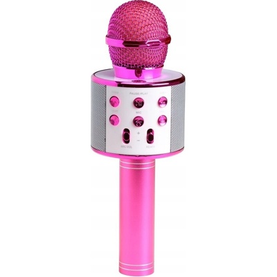 MG Bluetooth Karaoke mikrofon s reproduktorem růžový