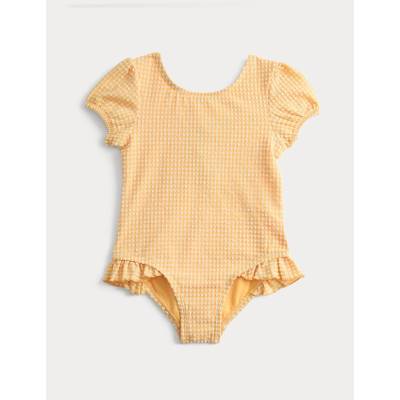 Marks & Spencer Карирани бански костюм (2-8 години) Marks & Spencer жълта Marks & Spencer | Zhalt | Момичешки | 5-6 години