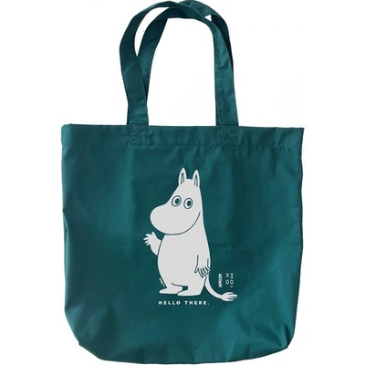 Taška Moomin Hello there zelená / reflexná