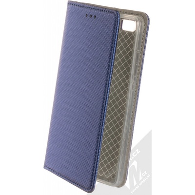 Pouzdro Sligo Smart Magnet Huawei P8 Lite tmavě modré – Zbozi.Blesk.cz