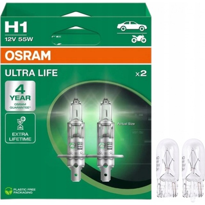 Osram Ultra Life H1 P14,5s 12V 55W 2 ks 64150ULT-HCB