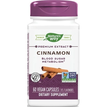Nature's Way Cinnamon, 500 mg, 60 капсули, Nature's Way (15492)