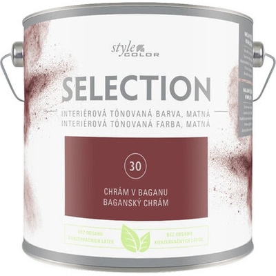 StyleColor Selection 2,5 l Chrám v Baganu červená