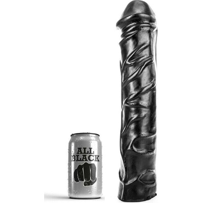 All Black Dildo Smoth 32 Cm