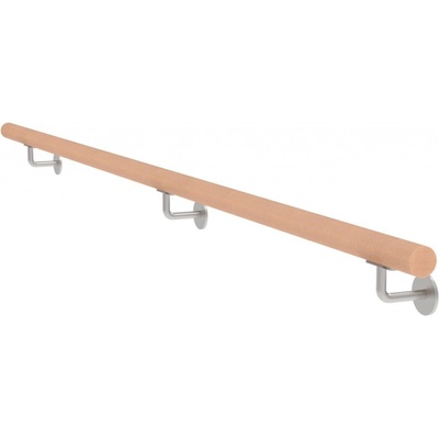 UMAKOV Dřevěné madlo buk a nerezové držáky WB/M-2000
