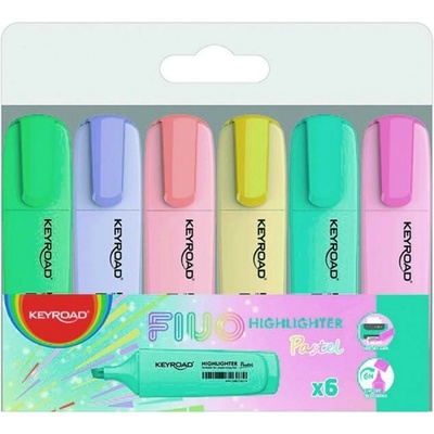 Keyroad pastel 6 ks mix farieb KR972174