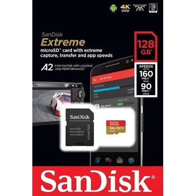 SanDisk MicroSDXC UHS-I U3 128 GB SDSQXAA-128G-GN6MA