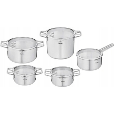 Tefal Súprava hrncov Nordica nerezová oceľ 10 ks