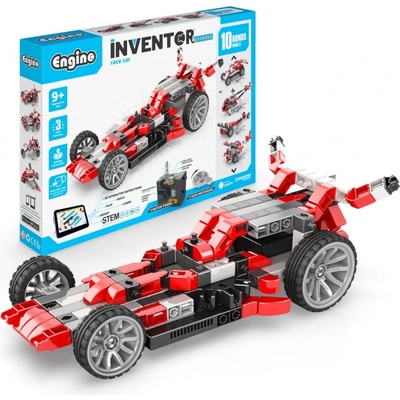 Engino INVENTOR MOTORIZED pretekárske auto s 10 bonusovými modelmi IN50