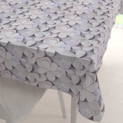 Biante obrus PML-032 Designové kvety na sivom 100x140cm