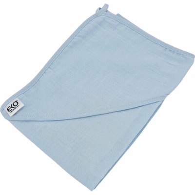 EKO Osuška na kúpanie mušelínová Blue 100x100 cm OK-18_BLUE