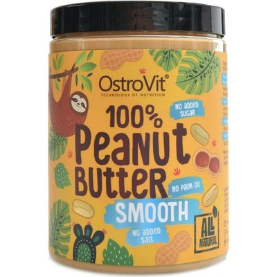 OstroVit Peanut butter smooth arašídové máslo jemné 1000 g