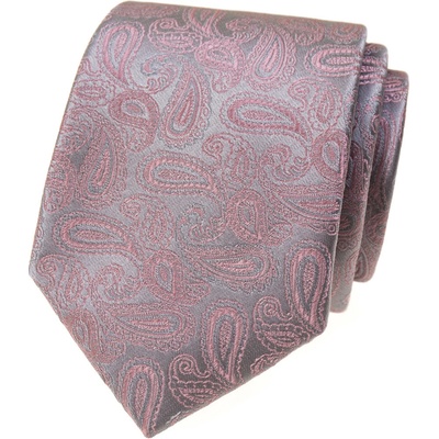 Avantgard Kravata Lux 561-22484 šedá/růžová