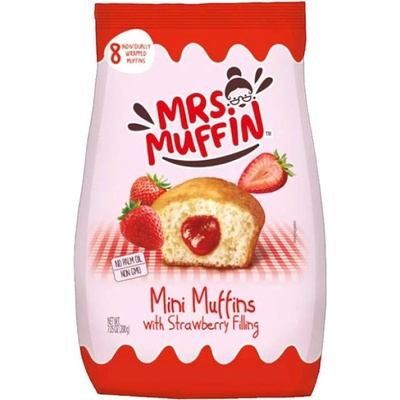 Mr.Brownie Mrs.Muffin Mini muffiny s jahodovou náplňou 200 g
