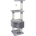 EBI Катерушка за котка loonaa 40 х 40 х 135 см, Сиво - ebi Белгия - 431-413258