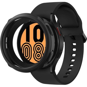 Spigen Качествен силиконов (TPU) кейс за Samsung Galaxy Watch 4 44mm - Spigen Liquid Air Case (черен) (ACS03138)