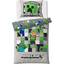 Carbotex Obojstranné bavlna obliečky Minecraft World 100% bavlna 70x90 140x200