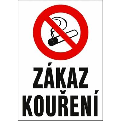 bezpečnostná tabuľka - Fajčenie zakázané