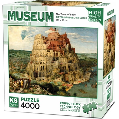 KS Games Пъзел KS Games от 4000 части - Вавилонската кула (23508)