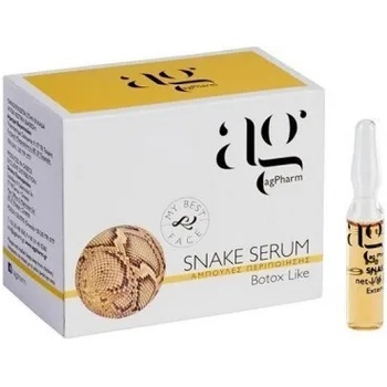 Image 1 of AG PHARM Интензивен серум за лице MY BEST FACE , със змийска отрова , AG Pharm Snake Serum Botox Like 1amp x 2ml