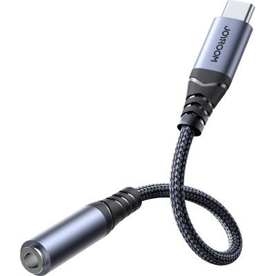 JOYROOM Активен кабел USB-C мъжко към 3.5 мм женско за устройства с USB-C порт - Joyroom SY-C01 USB-C DAC Male to 3.5mm Female Audio Adapter (14 см) (SY-C01)