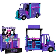 Mattel Monster High Doll Draculaura & Fangtastic Rockin' Food Truck Playset HXH83