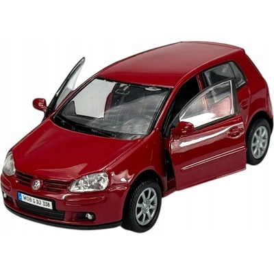 WELLY VW VOLKSWAGEN GOLF 5 V ČERVENÝ NOVÝ KOVOVÝ MODEL 42361 1:34