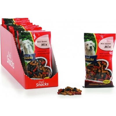 Beeztees DELISNACKS mini kostičky mix 150 g