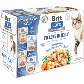 Brit Care Cat Fillets in Jelly Flavour box 12 x 85 g