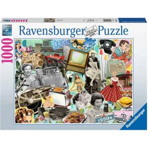 Ravensburger Пъзел Ravensburger от 1000 части - 50-те години (17387)