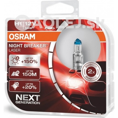Osram H1 12V 55W P14,5s Night Breaker Laser Box