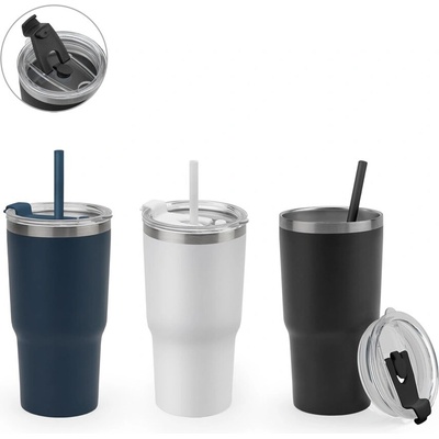 Joyner termohrnek z nerezové oceli matným povrchem 600 ml Bílá