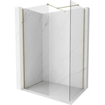 Mexen Kioto-X душ кабина Walk-in 130 x 100 см, прозрачно 10 мм, златно - 800-130-202-50-00-100-X (800-130-202-50-00-100-X)