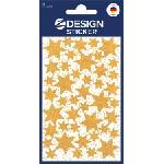 Avery zweckform Стикер, 2 листа, 76x120 mm, AVERY ZWECKFORM, "Z-Design No. 52225", златни звезди (52225)