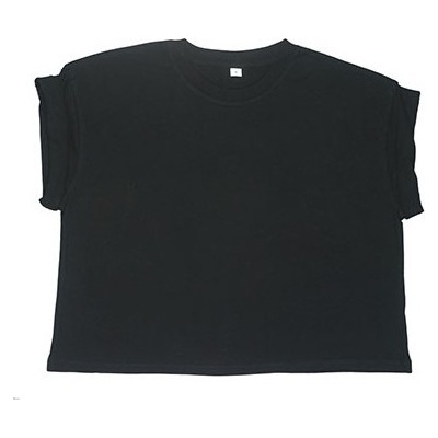 Mantis Crop Top z organic bio bavlny černá