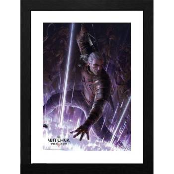 Zaklínač Zarámovaný plakát -Geralt