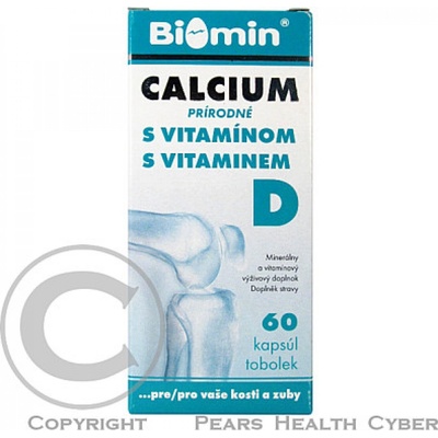 Calcium s Vitamínom D 60 kapsúl