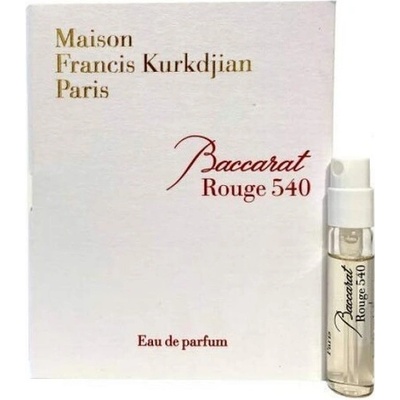 Maison Francis Kurkdjian Paris Baccarat Rouge 540 parfumovaná voda unisex 2 ml vzorka