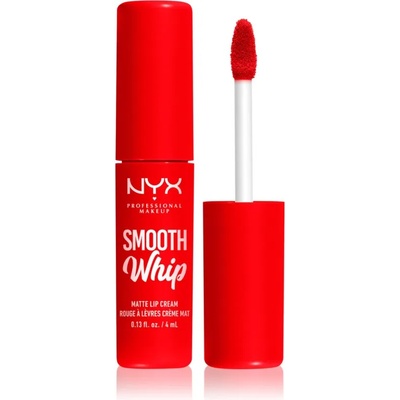 NYX Cosmetics Smooth Whip Matte Lip Cream кадифено червило с изглаждащ ефект цвят 12 Icing On Top 4ml