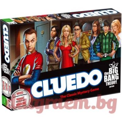 Winning Moves Настолна игра Cluedo Теория за големия взрив, Cluedo The Big Bang Theory (WM021173)