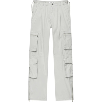 Pull&Bear Карго панталон сиво, размер 32