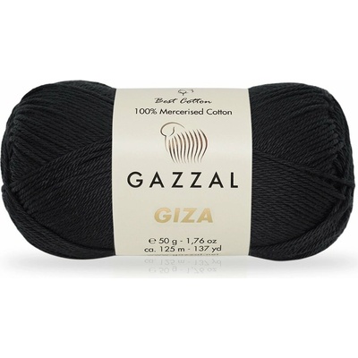 Gazzal Příze Giza 2457 černá