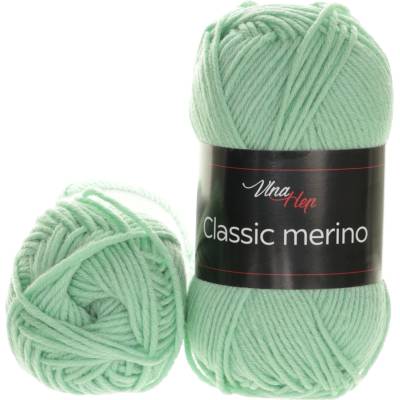 Vlna Hep Classic merino 61197 zelenkavá